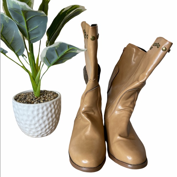 cream boots size 8 new - Picture 4 of 6